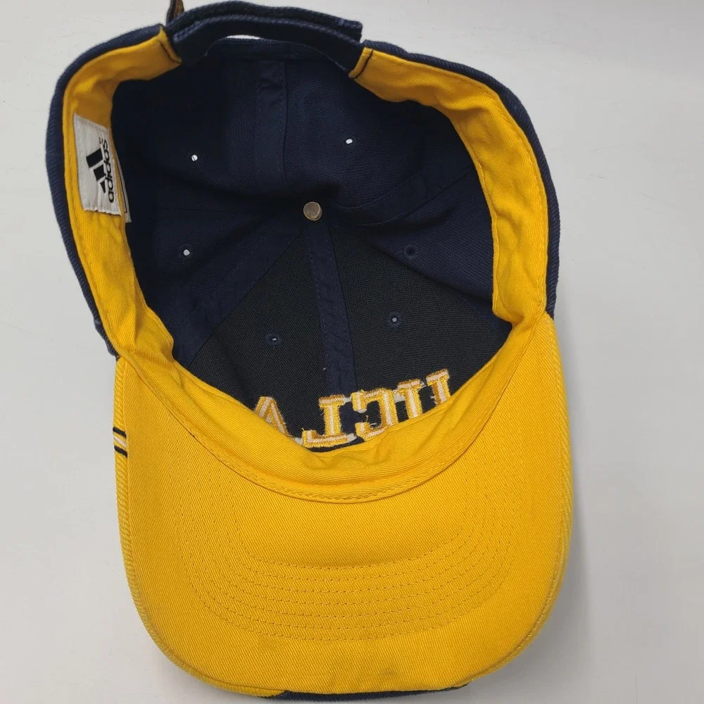 UCLA Bruins Hat Adjustable Adidas Blue Yellow NCAA University Casual Cotton‎ Men